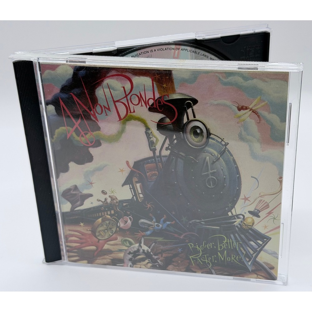 4 Non Blondes Bigger Better Faster More CD 1992 Interscope